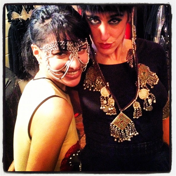 Me and @ladyfag @popsouk today! Having so much fun here @standardny