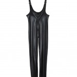 VINYL BUCKLE SUSPENDER CATSUIT 