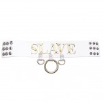 SLAVE/SEX CHOKER WITH RINGS
